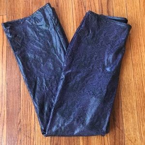 Vintage faux snake pant